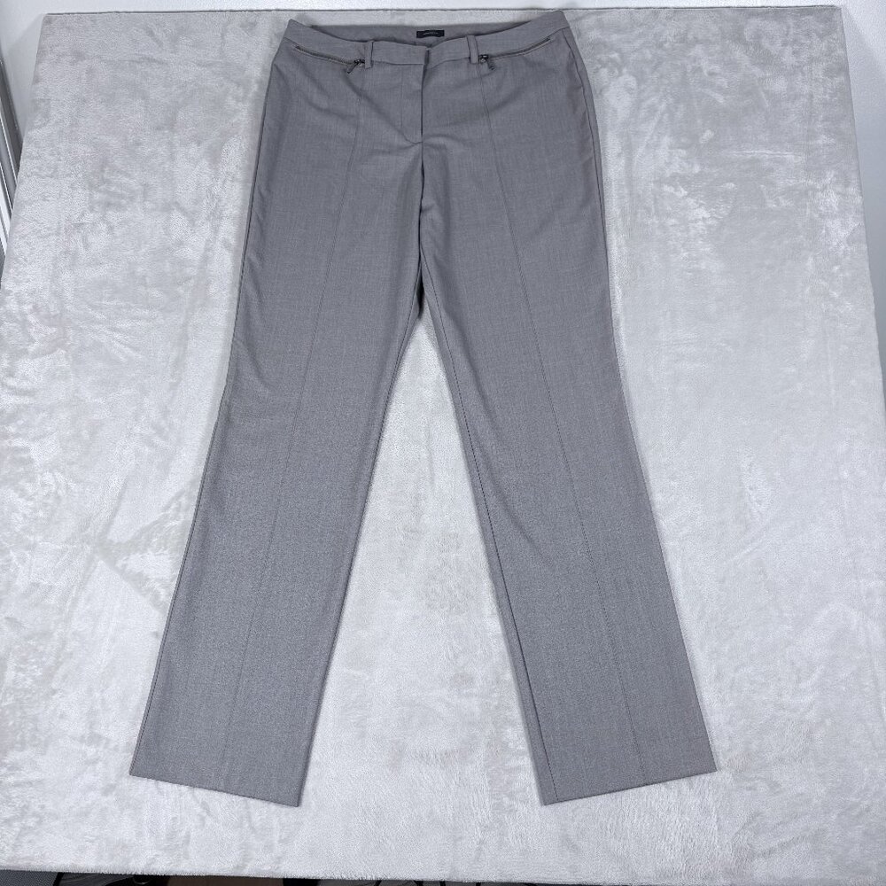 Worthington Women's Dress Pants Size 12 Gray Career Office Slacks